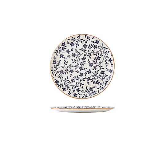 FLORA AZUL PLATO LLANO COUPE 28 cm