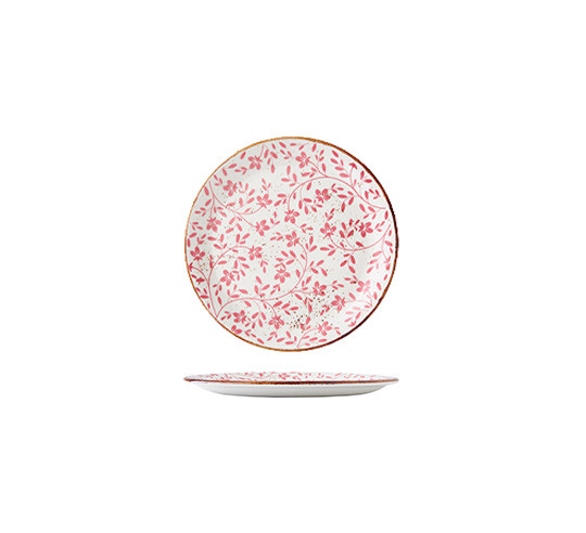 FLORA ROSA PLATO LLANO COUPE 25 cm