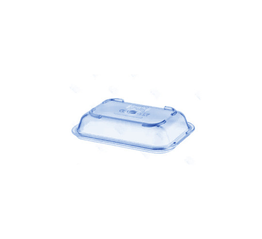 HOSPITAL TAPA POLITRAY PC AZUL  14X10 cm
