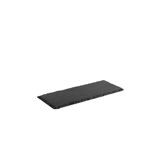 NATURAL SLATE PLATO RECT 30X12 cm