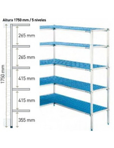 ESTANTERIA ANGULAR 5 NIVEL...