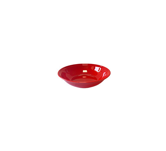 POLITRAY PLATO HONDO POLICARBONATO ROJO