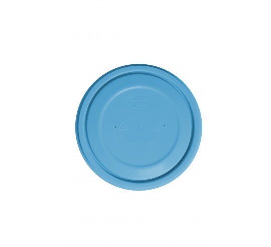 POLITRAY TAPA DOBLE CIERRE 13 cm AZUL