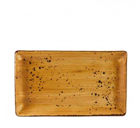 RUSTIC SUMMA YELLOW 27X16 CM RECT. DISH