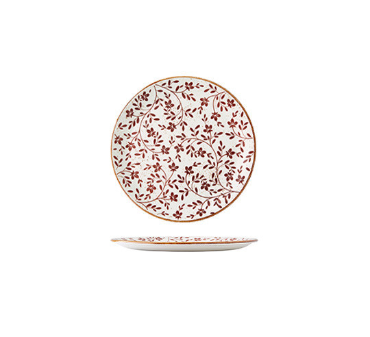 FLORA MARRON PLATO LLANO COUPE 28 cm
