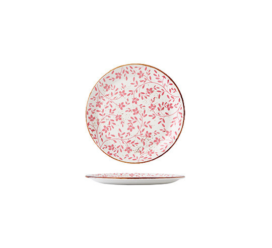 FLORA ROSA PLATO LLANO COUPE 25 cm