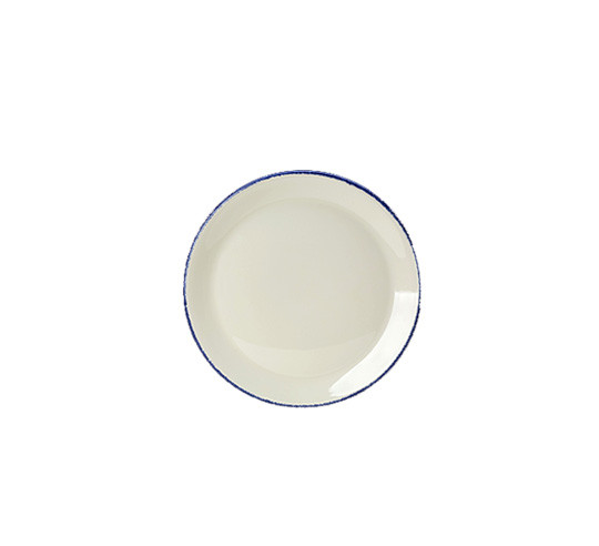 DAPPLE-BLUE PLATO LLANO COUPE 25 cm
