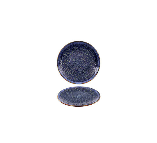 MOON BLUE 22 CM FLAT PLATE