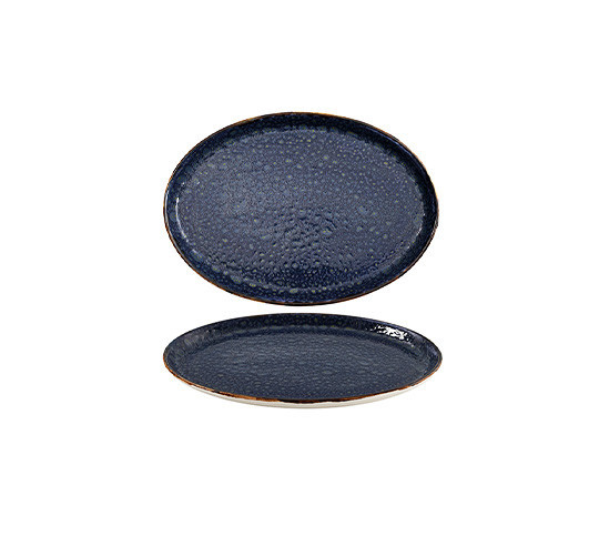 MOON BLUE 33 CM OVAL DISH