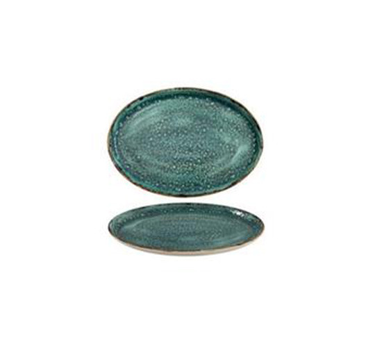 MOON TURQUOISE 23 CM OVAL DISH