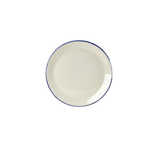 DAPPLE-BLUE PLATO LLANO COUPE 28 cm