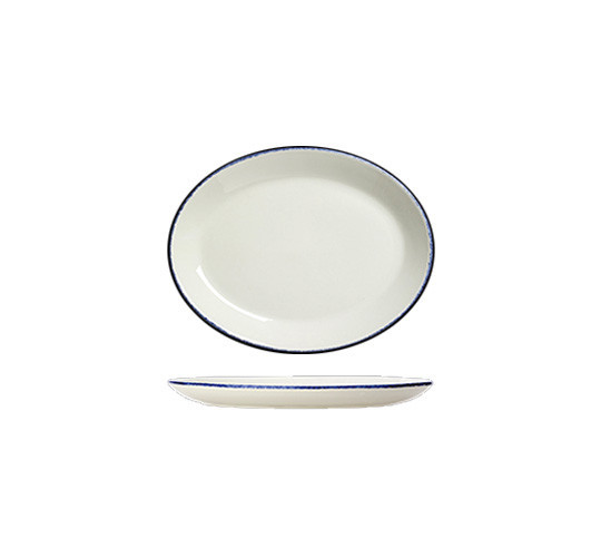 DAPPLE-BLUE FUENTE OVAL 30,5 cm