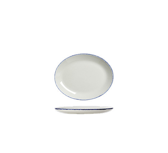 DAPPLE-BLUE FUENTE OVAL 20 cm