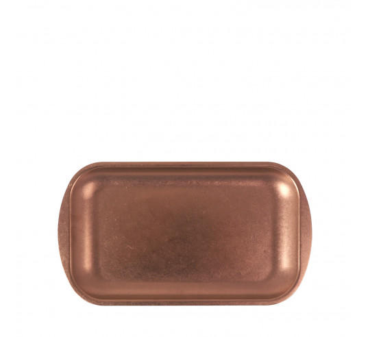 VINTAGE COBRE FUENTE RECTANGULAR 27X15cm
