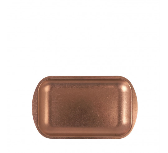VINTAGE COBRE FUENTE RECTANGULAR 23X13cm