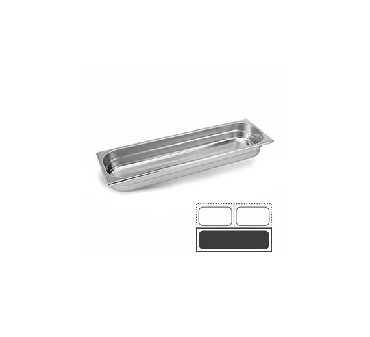 CUBETA GN 2/4 INOX 18/10 h 6,5 cm 4 l
