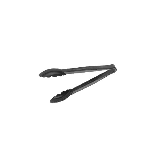 PINZA FESTONEADA NEGRA POLIC 23 cm