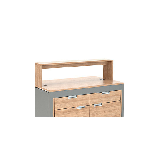 MUEBLE BUFFET MOD BREAK ESTANTE ABIERTO