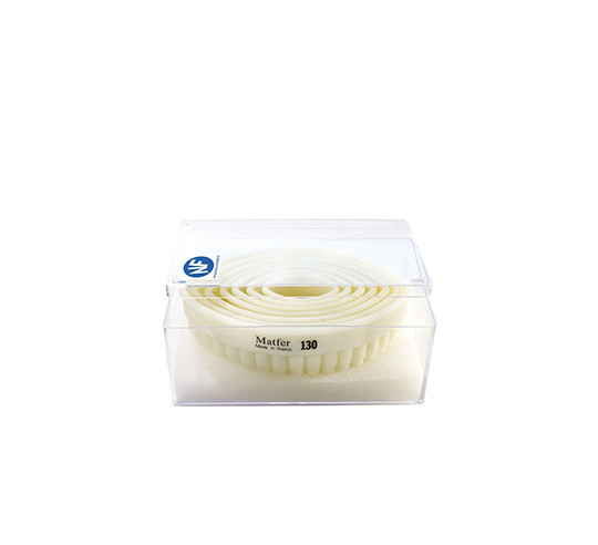 FLUTED OVAL PLASTIC PASTRY CUTTER SET