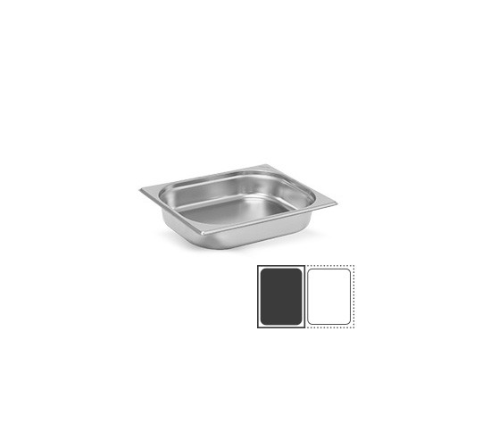 CUBETA GN 1/2 INOX 18% h 4 cm 2,2 l