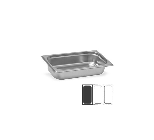CUBETA GN 1/3 INOX 18% h 2 cm 0,8 l