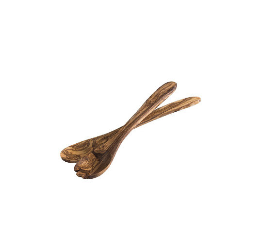 CUCHARA OLIVE DE MADERA (SET DE 2)