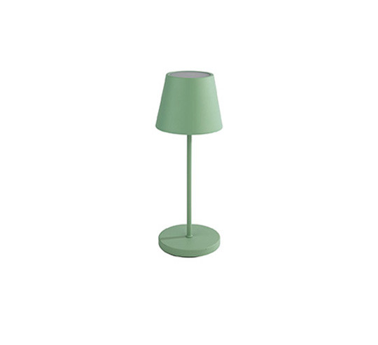 MERLE LAMPARA MESA VERDE 11 cm h 30,5 cm