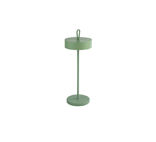 CLEO LAMPARA MESA VERDE 12 cm h 30,5 cm