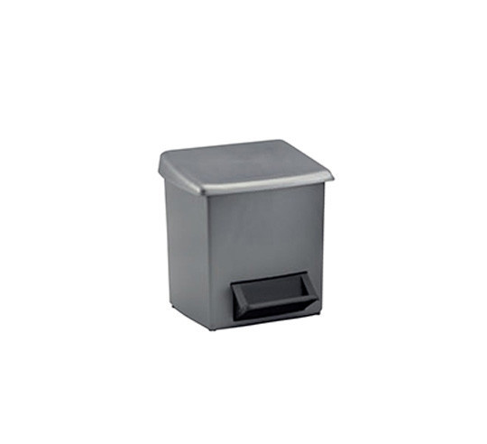 CUBO BAÑO C/PEDAL OVIPLAS PLATA