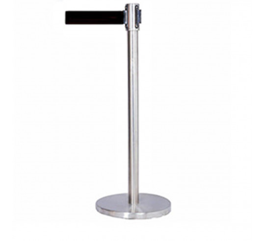 POSTE C/CINTA NEGRA INOX BRILL