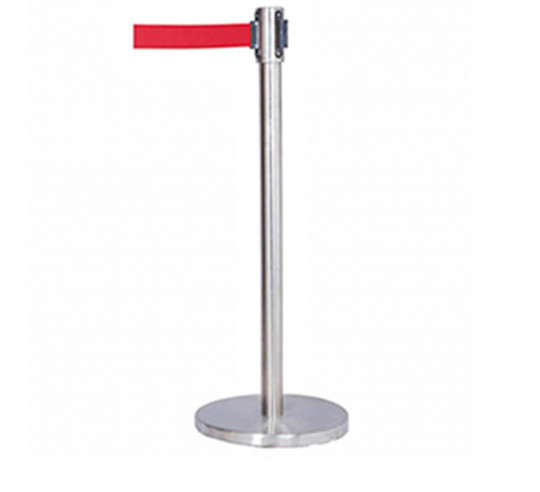 POSTE C/CINTA ROJA INOX BRILL