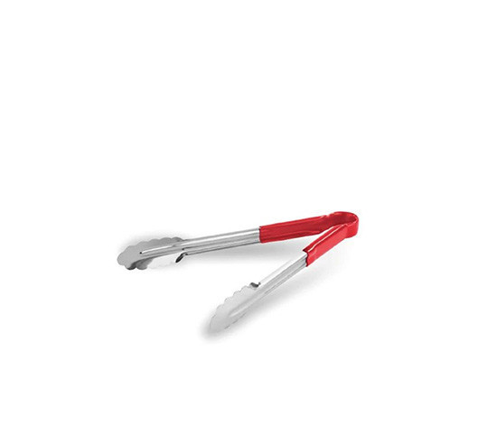 PINZA BUFFET INOX ROJA 30 cm