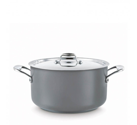 COOL LINE GRIS CACEROLA ALTA 28 cm