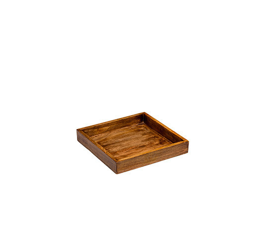 NATURAL BANDEJA RECT SERVICIO 30x30x5 cm
