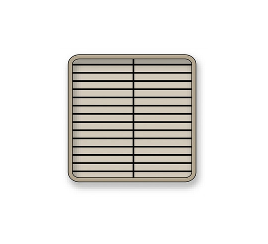 TRAEX CRATE 22,2 PLATE CM DESSERT