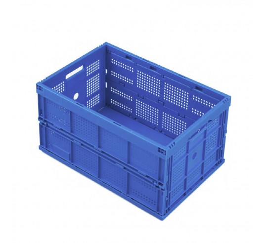 CONTENEDOR PLEGABLE PERF C/TAPA 60x40 cm