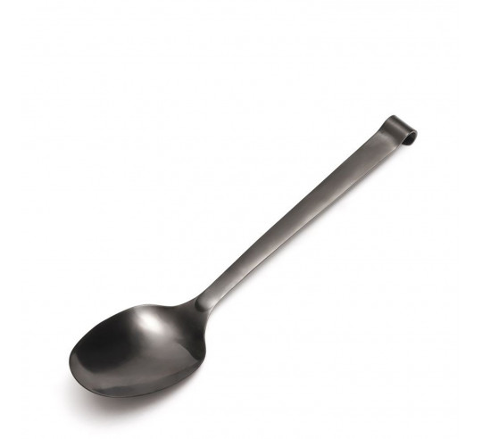 CUCHARA SERVIR ELEGANT NEGRO 30 cm
