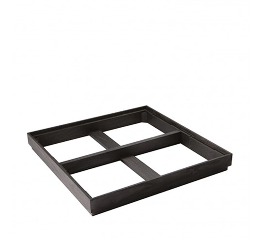 DOMINO MARCO NEGRO 40x40 cm  h 5 cm