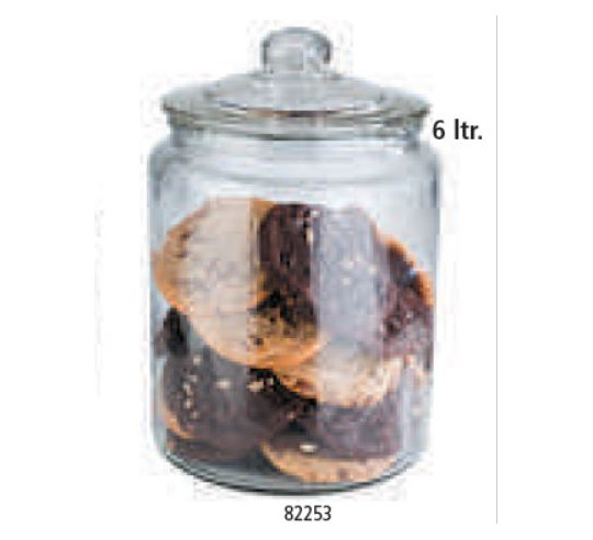 BOTE VIDRIO CON TAPA CLASSIC - DIAM. 20