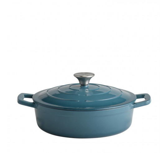 CAZUELA CON TAPA 5 STARS AZUL 25 cm