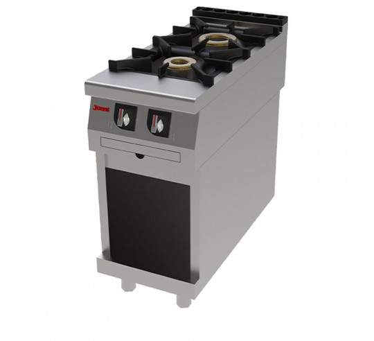 COCINA GAS 2 FUEGOS CON MUEBLE JEMI S900