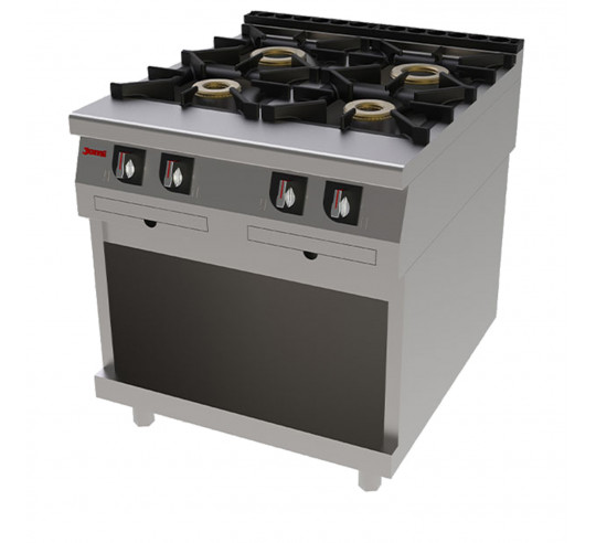 COCINA GAS 4 FUEGOS CON MUEBLE JEMI S900