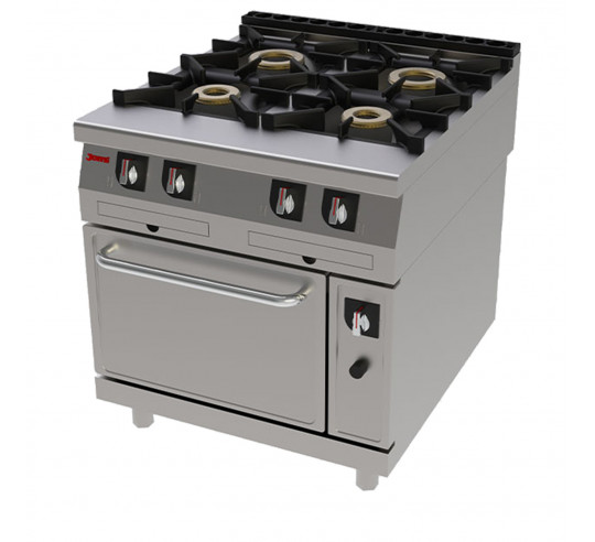 COCINA GAS 4 FUEGOS CON HORNO  JEMI S900