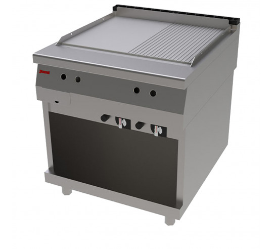 FRY TOP GAS C M JEMI S900 80 CM LISO/RAN