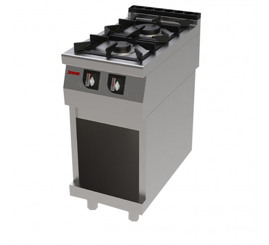 COCINA GAS CON MUEBLE JEMI S750 2 FUEGOS