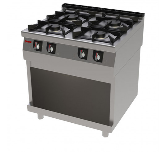 COCINA GAS CON MUEBLE JEMI S750 4 FUEGOS