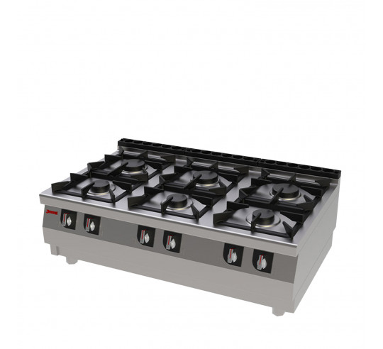 COCINA A GAS JEMI S750 6 FUEGOS