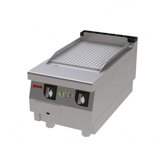 FRY TOP GAS JEMI S750 40 CM CROM RANURAD