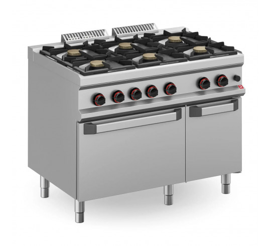COCINA GAS NEO 700 6 FUEGOS+HORNO GAS