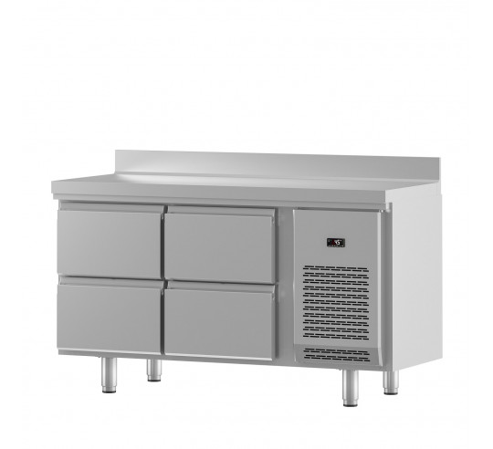 MESA REFRIGERADA 2 PUERTAS 1468X600X850M